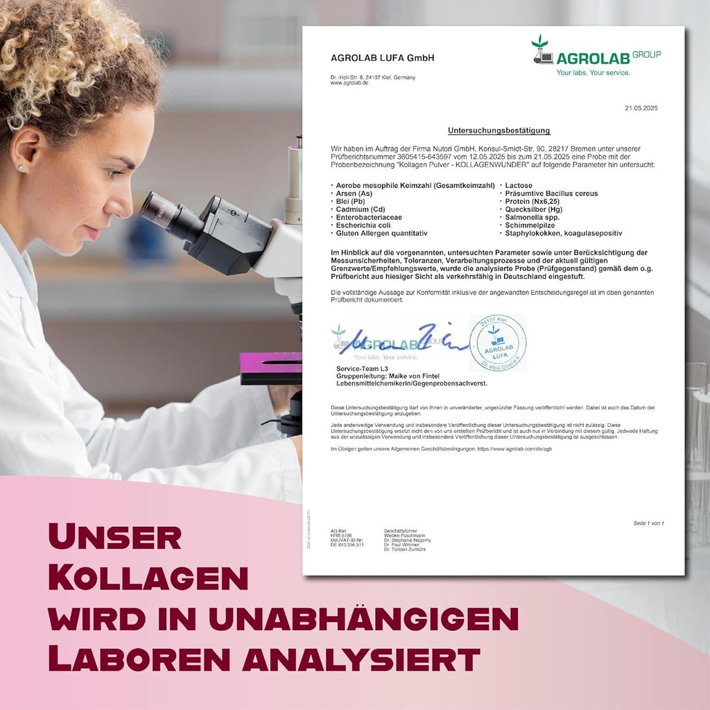 NUTOI - Kollagen Pulver 300G Optimale Bioverfügbarke