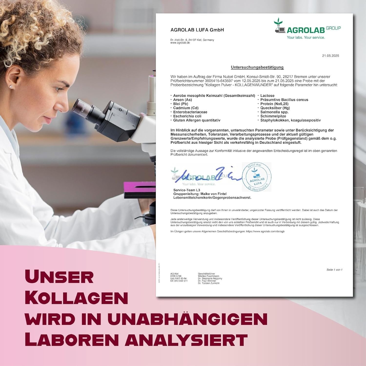 NUTOI - Kollagen Pulver 300G Optimale Bioverfügbarke